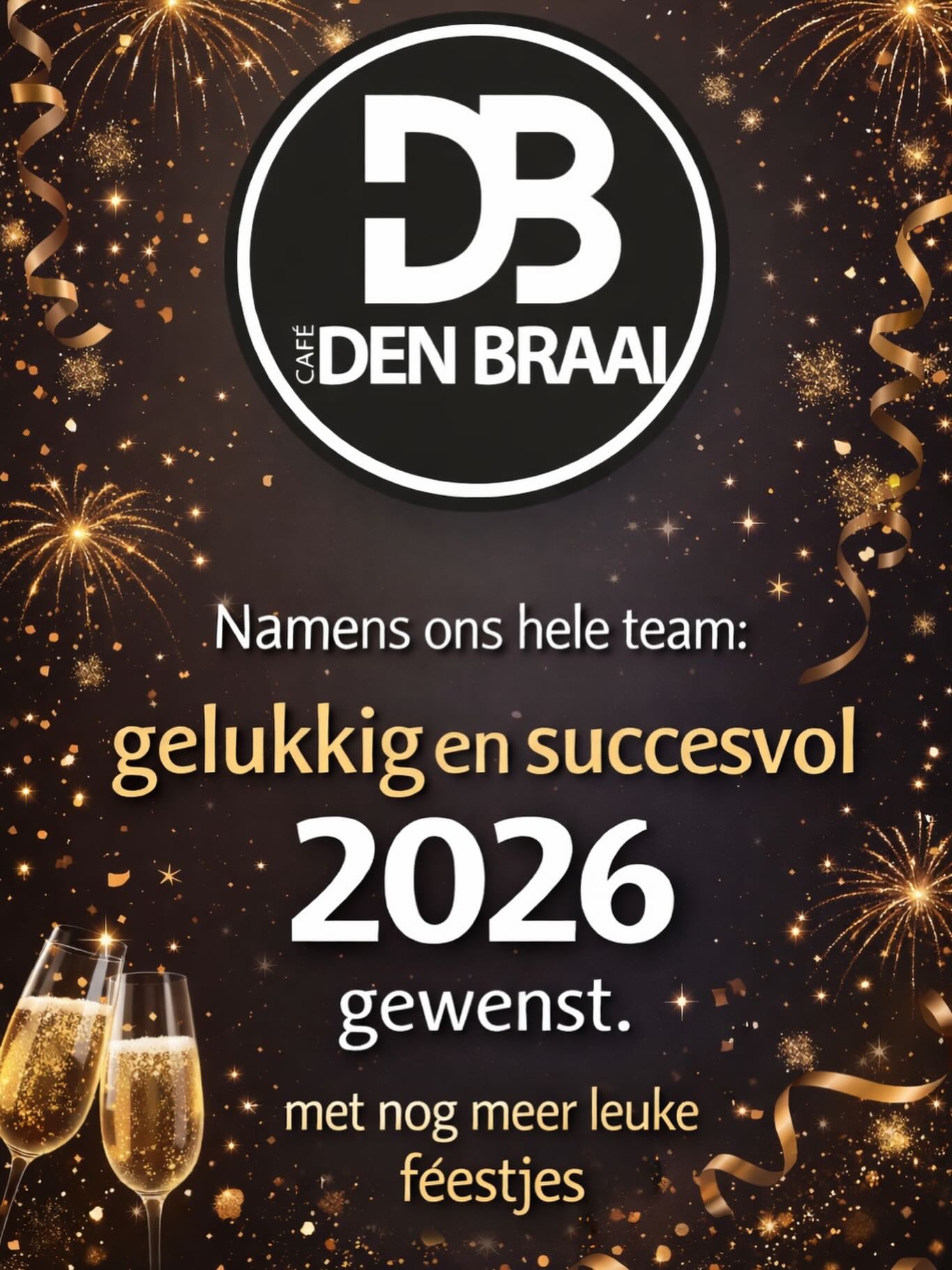 Een heel gelukkig, succesvol en feestelijk 2026 gewenst voor al onze volgers, gasten en andere nieuwsgierigen!

Dat 2026 maar weer een mooi jaar mag worden!🥳